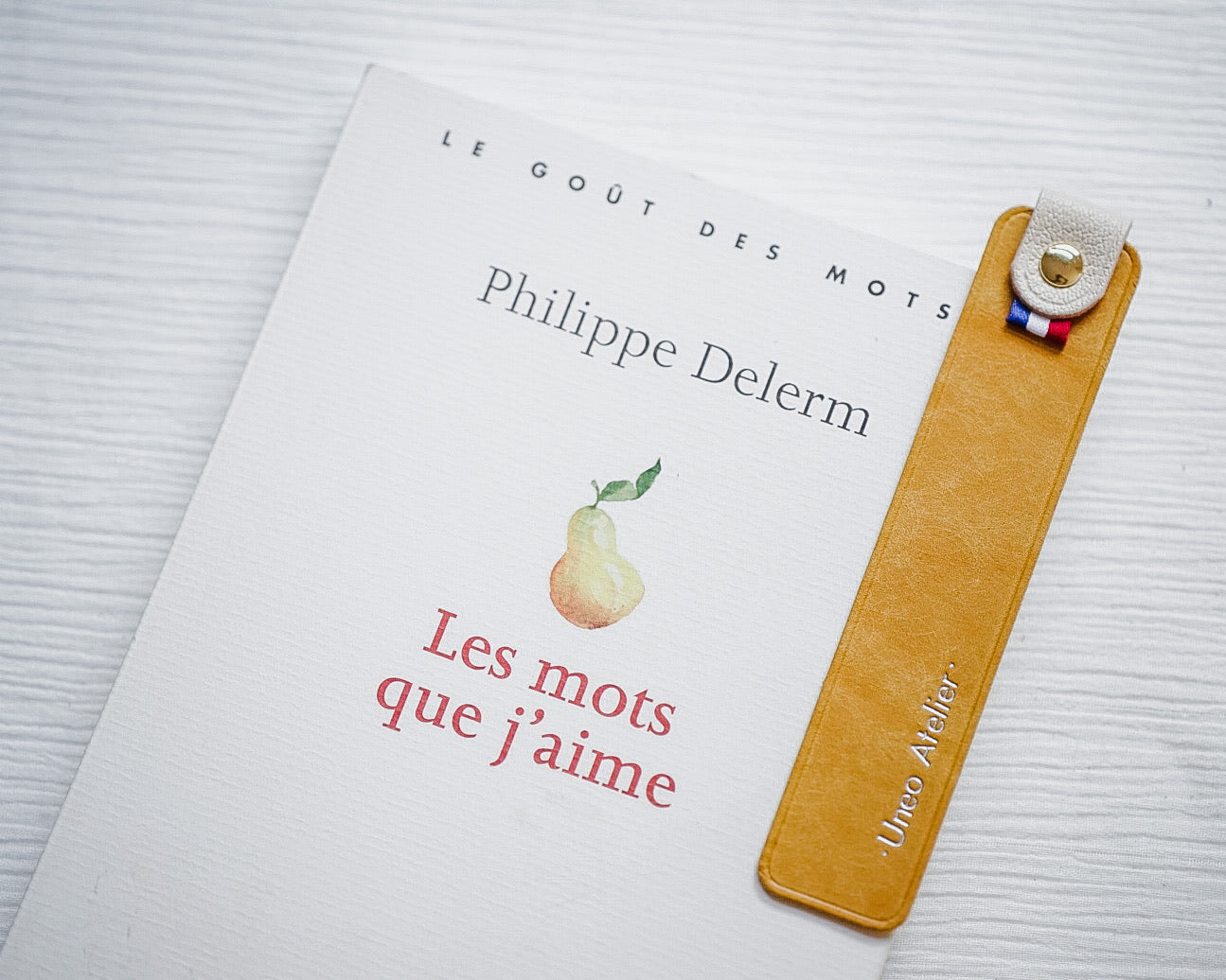 Marque-pages personnalisable en cuir | Petit modèle 12cm